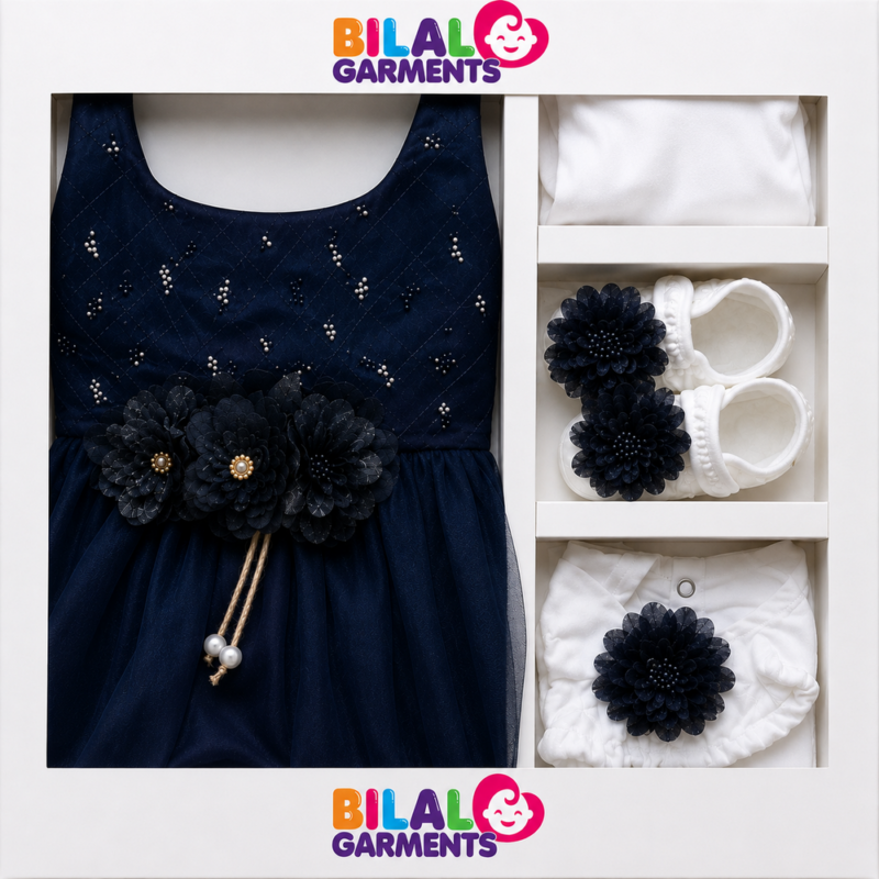 Adorable Baby Girl Gift Set – Soft Floral Newborn Outfit