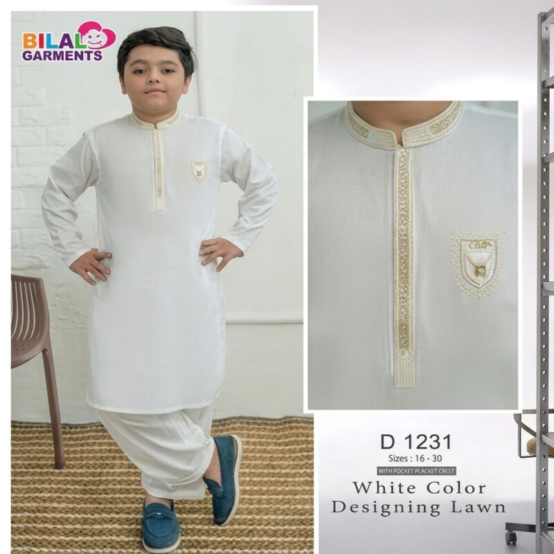 Boys Premium Kurta Shalwar Set