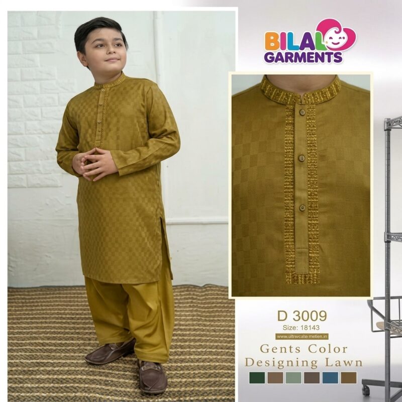 Boys Premium Kurta Shalwar Set