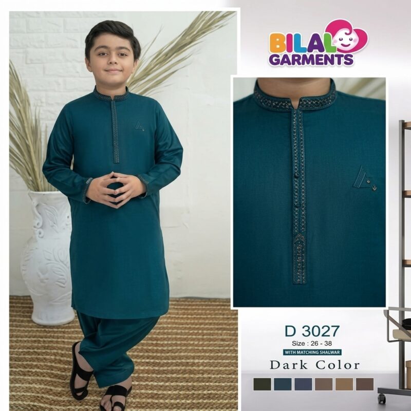 Boys Premium Kurta Shalwar Set