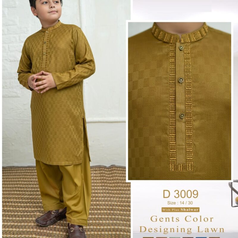 Boys Premium Kurta Shalwar Set