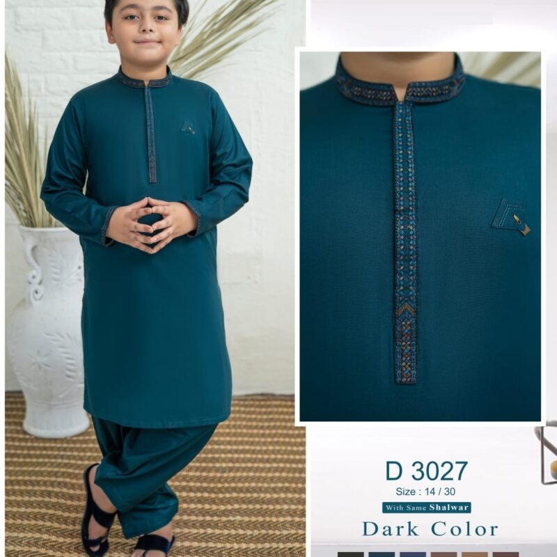 Boys Premium Kurta Shalwar Set